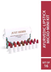 Just Herbs Ayurvedic Lipstick Micro Mini Kit
