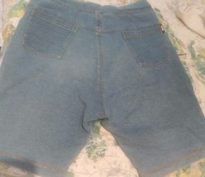 Blue Denim Shorts