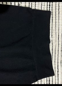 Ribbed Black Gym Legging