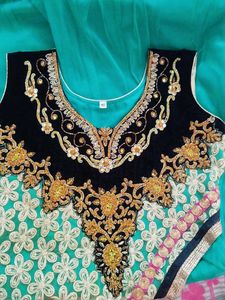 Elegant Green Ethnic Gown