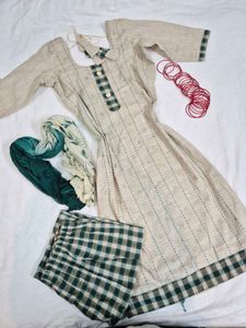 Self Made Cotton Kurta Set