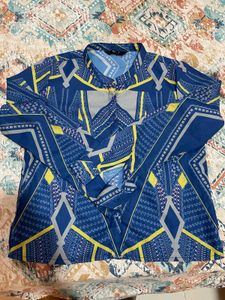 Printed Shirt Top