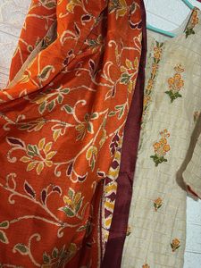 2pc kurta and duppata , with beautiful embroidery