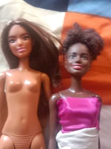 Two Barbie Dolls