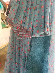 New Saree With Blouse