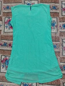 Girls Mint Green Sleeveless Top