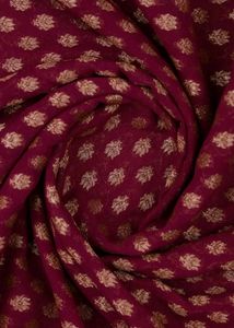 MAROON Banarasi Georgette SAREE