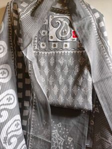 Mirror Work Cotton Suit
