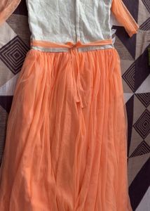 Peach Tulle Party Dress🎀