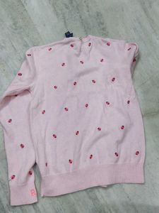 Ralph Lauren Cute Pink Ladybug Sweater