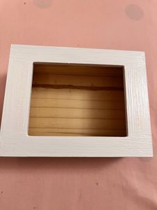 White Wooden Storage Box