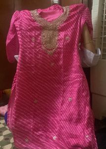 Pink Kurta Set For Women