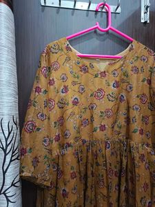 Floral Print Kurta