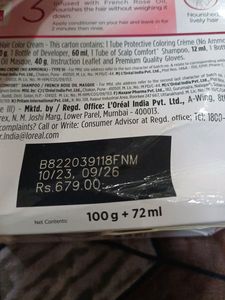 Loreal 3.16 burgundy Hair Color