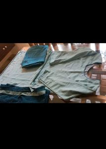 Light Blue Embellished Salwar Kameez