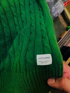 Green Sweat Tshirt Jack&amp;Jones
