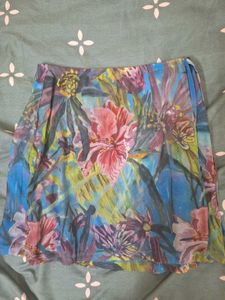 Floral Print Skirt