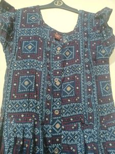 Patterned Button-Down Top