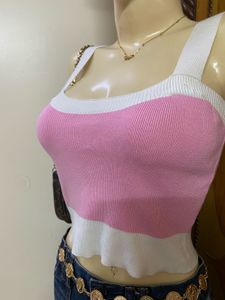 Pink Crop Top