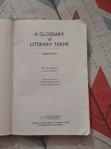 Glossary Of Literary Terms And English Literature