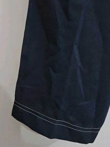 Navy Blue Straight Leg Pants