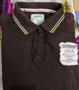 A-one Collar Tshirt For Men Size M