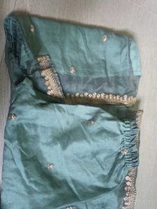 Sea Green Dress Material