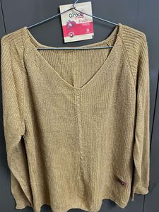 Golden Knit Sweater