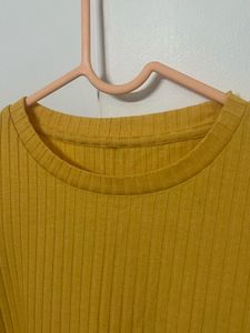 Yellow Puff Sleeve Top
