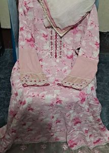 Floral Pink Frock And Pant 🌸💖