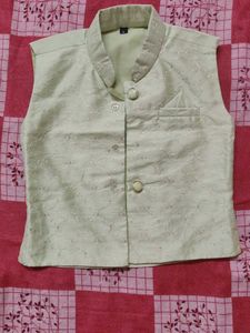 kurta dhoti pajama half jacket set