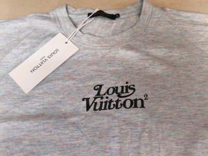 Louis Vuitton Grey Graphic Tee XL
