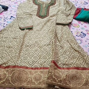 Westside silk finish anarkali