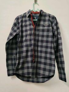 Striped Shirt With Faded Carbon Black Pant