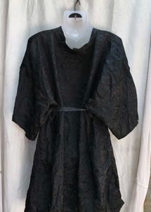 Stylish Black Kimono Robe