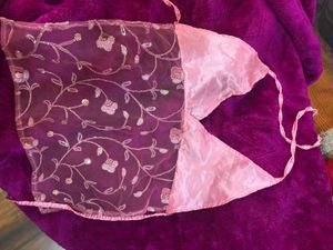 Pink Embroidered y2k top