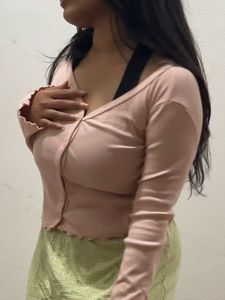 Nuon Westside Pink Ribbed Long Sleeve Top