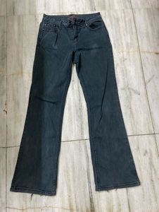 Black High Waist Bootcut Jeans