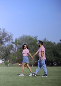 💖 Pink Polo Top and denim bottom💖
