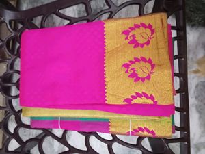 Silk Lehanga Pattu Pavadai Dhavani Set