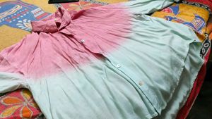 Stylish Pink &amp; Blue Shirt