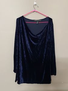 Adrienne Vittadini Velvet Dress