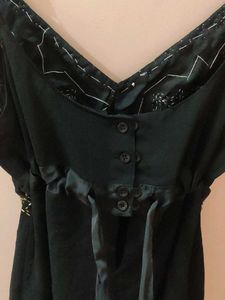 Black Embellished Top