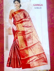 Smooth Banaras pattu saree