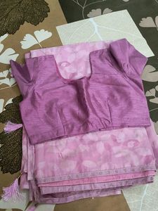 Pink Saree Blouse