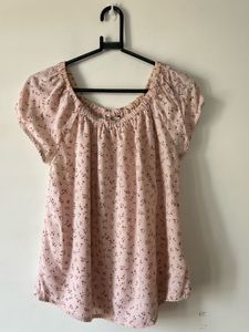 Floral Pink Top
