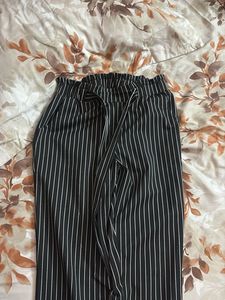 Striped Wide-Leg Pants