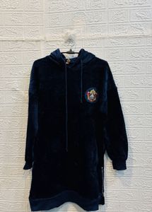 🇹🇷 Turkey Imported Velvet Hoodie Dress