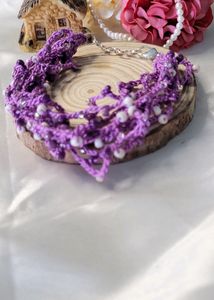 Multilayer Crochet Bead Bracelet