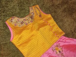 Pink Lehenga Choli Set